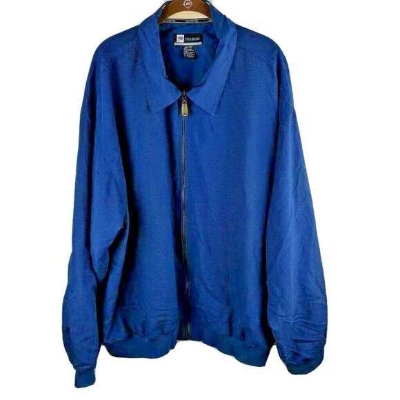 Jos A Bank Blue Lightweight Leadbetter Golf Jacket Men's size XXL - Picture 1 of 7